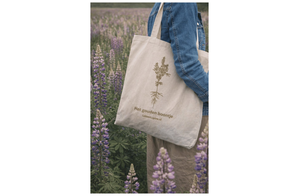 Tas Het gouden boontje - Lekker Lupine
